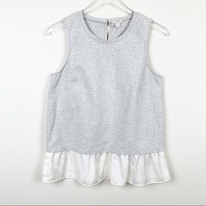 J. Crew | Ruffle Hem Tank Top